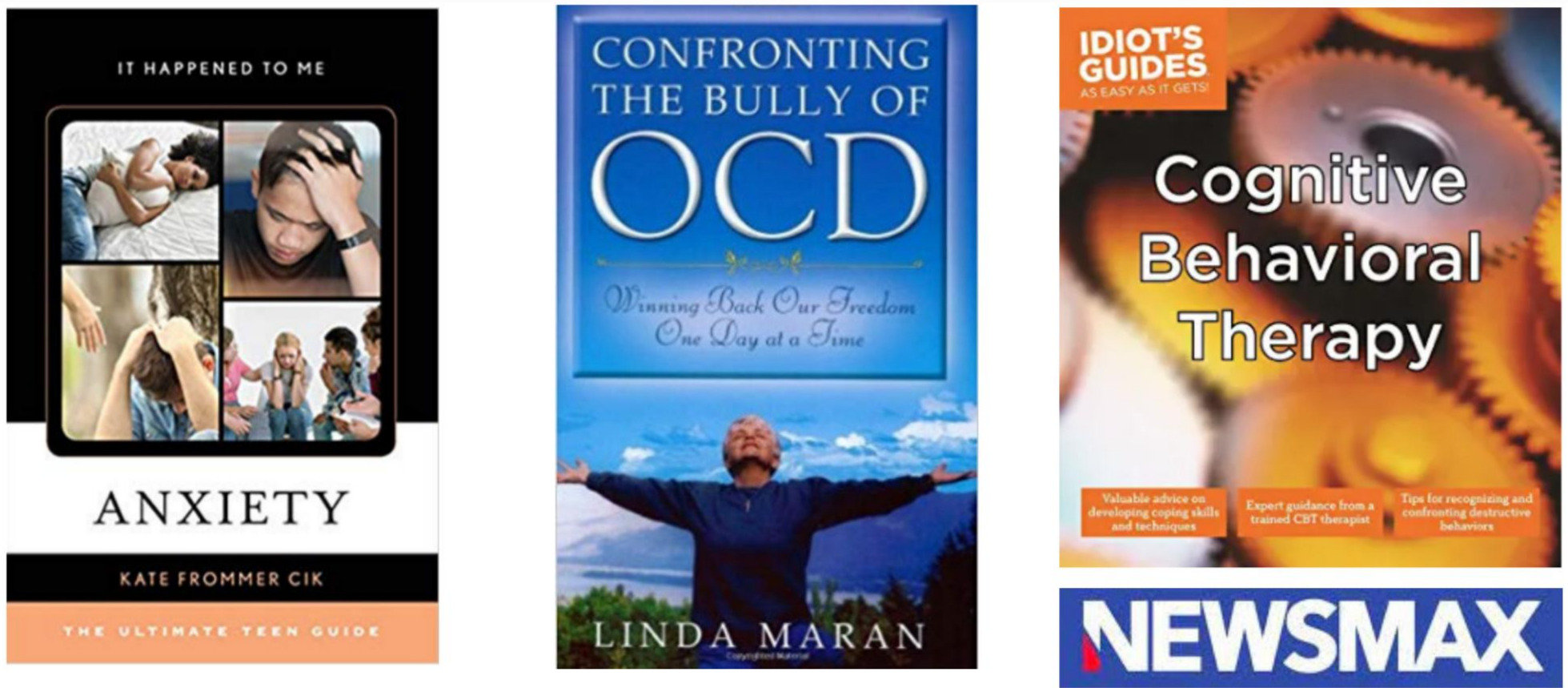 Leading books by psychologist Steven Brodsky on OCD, therapy, and anxiety